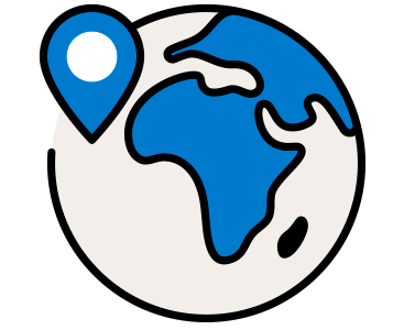 Icono de un globo terrestre.