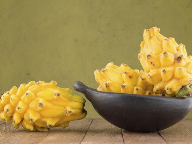 Pitahaya, ejemplo de fruta para la diabetes en Ecuador. 