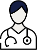 Icono de un médico.
